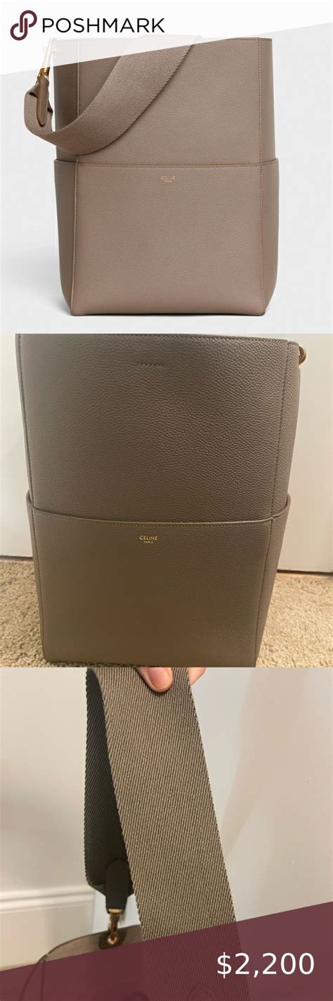 celine sangle bag taupe